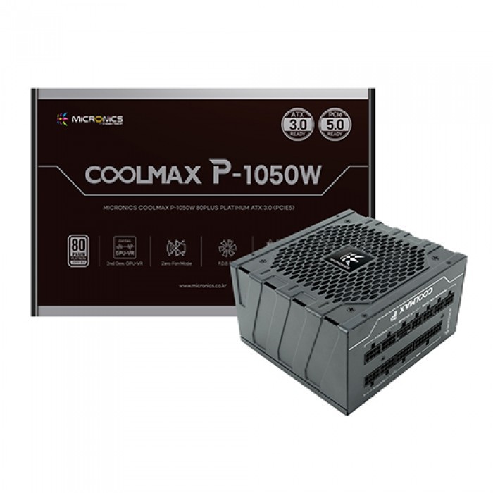 [오늘출발] 쿨맥스 마이크로닉스 COOLMAX P-1050W 80PLUS PLATINUM ATX 3.0 (PCIE5) ATX파워
