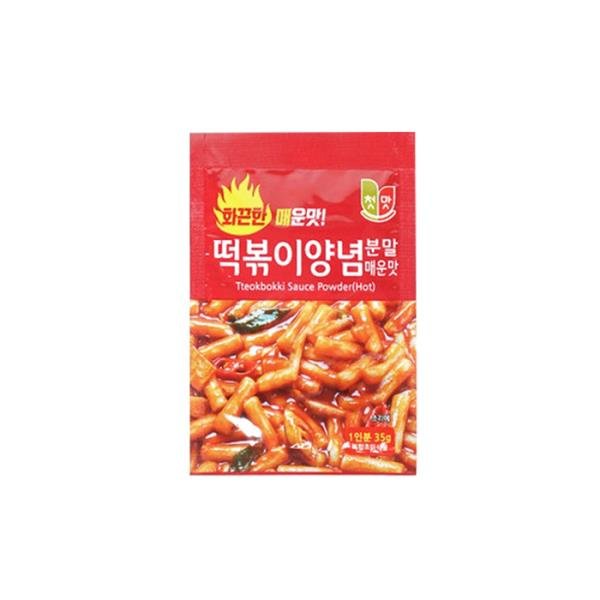 청우식품 첫맛 떡볶이양념 분말 매운맛 35g[240개]