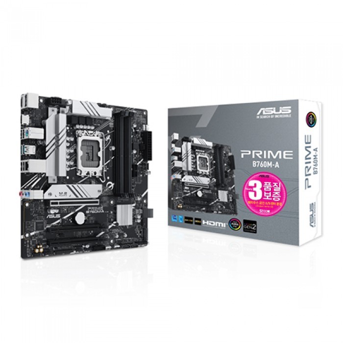 [오늘출발] ASUS PRIME B760M-A STCOM 인텔 메인보드