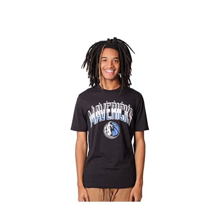 Ultra Game NBA Brooklyn Nets Mens Arched Plexi Short Sleeve Tee Shirt,  Black, X-Large