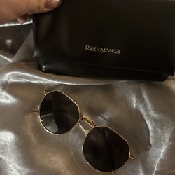 리에티]리에티 선글라스 ZOE RT C4006 C4, Black Lens + Gold